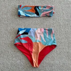 Mara Hoffman Multicolored Bikini Set